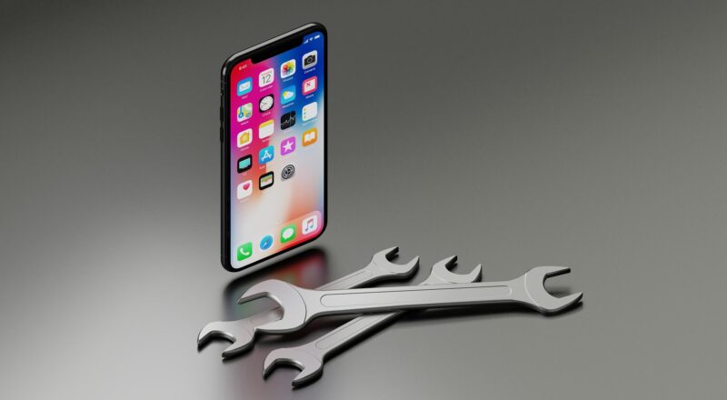 iPhone修理の図